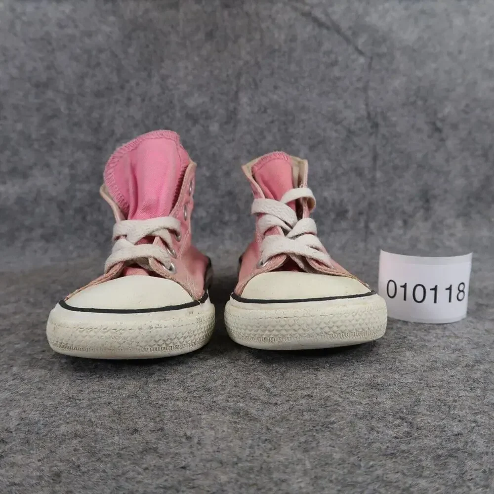 Converse Shoes Baby 5 Sneakers Chuck Taylor All Star Hi Top Pink Canvas Toddler